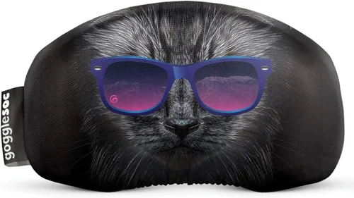Vista 2 de GOGGLESOC - Funda protectora de microfibra para gafas, esquí, snowboard