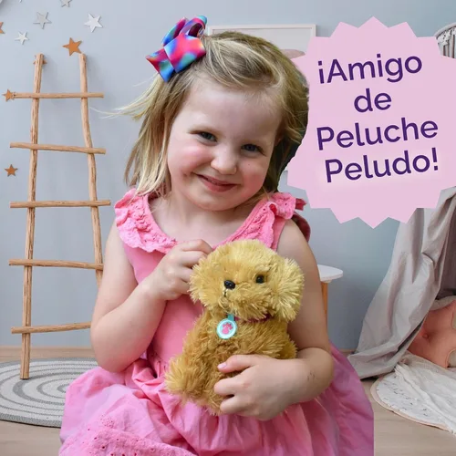 Vista 4 de Sophia's Muñeca de 18 pulgadas, Juego de 8 piezas de Cachorro de Peluche Marrón Dorado, Transportadora y Accesorios Set para perros