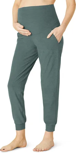 Vista 5 de Beyond Yoga Pantalones deportivos de maternidad Spacedye Beyond The Bump para mujer Noche más oscura