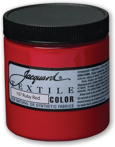 Vista 19 de Jacquard Pintura Textil 8 Oz Negro
