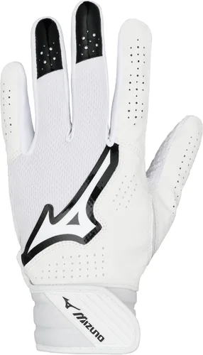 Vista 15 de Mizuno Finch Softball - Guantes de bateo acolchados Par Adulto y joven Palma antideslizante Palma acolchada Parte trasera de malla