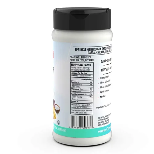 Vista 3 de Botella de condimento para papas a la francesa gourmet, sal y vinagre, 12 onzas