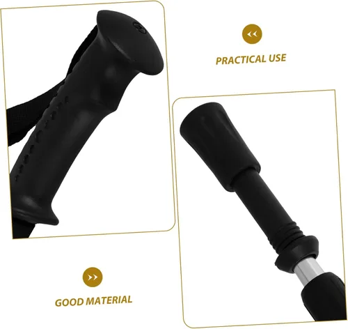 Vista 3 de VICASKY Outdoor Gear Essential - Bastones de senderismo plegables con aleación de aluminio, antigolpes y agarre mejorado para senderismo y senderismo