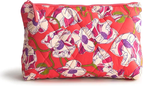 Vista 7 de Vera Bradley bolsa grande ligera para mujer Rosa (Withered Rose)