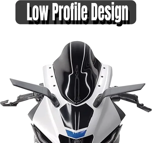 Vista 3 de 2025 Espejos laterales de motocicleta más recientes compatibles con GSXR 600 750 1000 CBR300R CBR500R CBR600RR CBR1000RR EX250 EX300 EX400 EX650