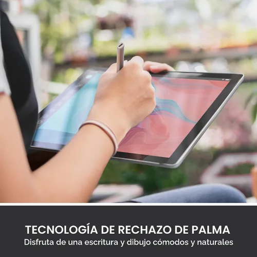 Vista 6 de Logitech Crayon - Lápiz digital para iPad, solo compatibilidad con puerto USB C, color plateado Featuring Apple Pencil technology, no lag