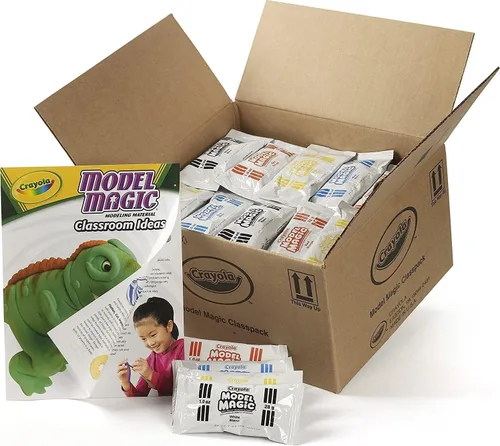 Vista 8 de Crayola Model Magic (paquete de 30), material de modelado secado al aire, imprescindible para el aula del profesor, suministros escolares