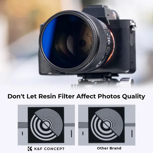 Vista 6 de K&F CONCEPT Kit de filtros de tapa de lente CPL UV de 1.457 in -18 filtros de protección de lente MCUV multicapa + polarizador circular+cubierta