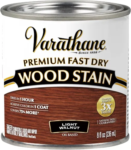 Vista 16 de Varathane 262023 - Tinte de madera prémium de secado rápido, Spring Oak, media pinta