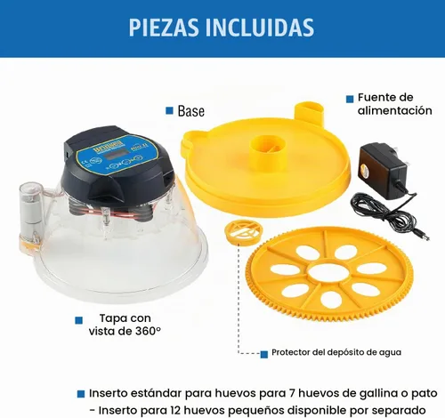 Vista 7 de Brinsea Mini II Incubadora Avanzada con Turner Automático para Ecubar 7