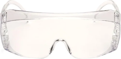 Vista 3 de Pyramex Solo Jumbo - Gafas de seguridad con lente transparente, marco transparente