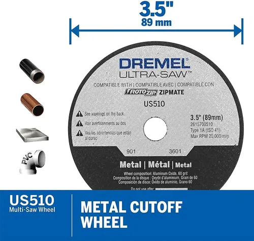 Vista 6 de Dremel US20V-01 20V MAX Kit de herramientas de sierra compacta inalámbrica (renovado)