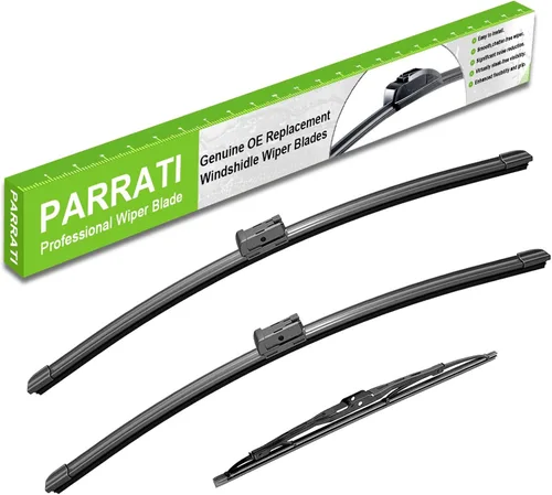Vista 13 de PARRATI® - Limpiaparabrisas de repuesto de alto rendimiento con escobillas para parte trasera, para Jeep Wrangler 2007-2017 y Wrangler JK 2018