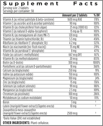 Vista 6 de Multivitamínico metilado Igennus para mujeres mayores de 50 años con calcio
