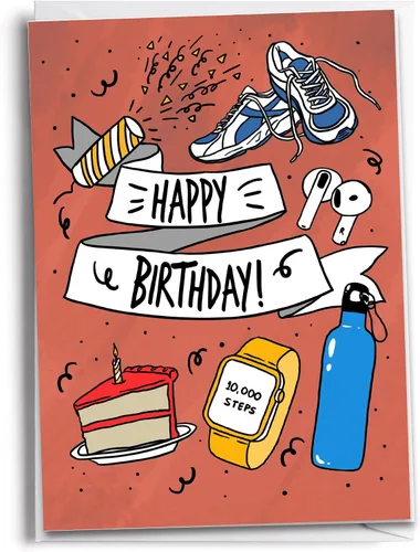 Vista 25 de Feliz cumpleaños ciclista al aire libre - Hombre