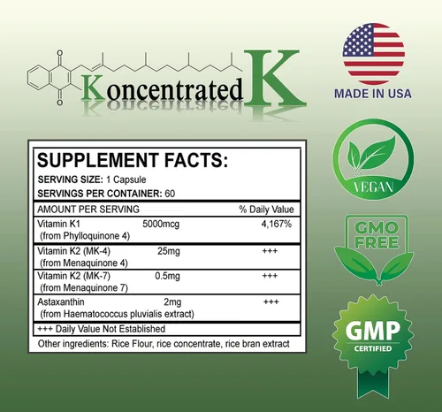 Vista 7 de Cápsulas multivitamina K totalmente naturales