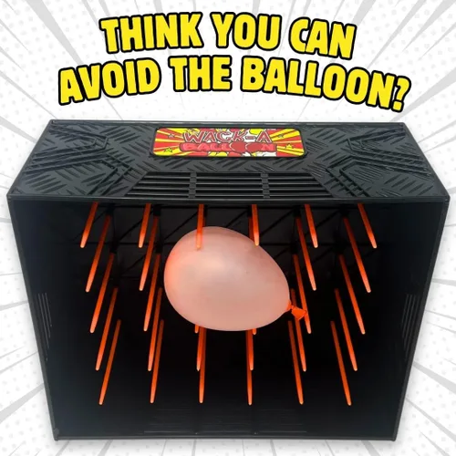 Vista 4 de Wack A Balloon Pop Game para niños y familias, juego interactivo de mesa