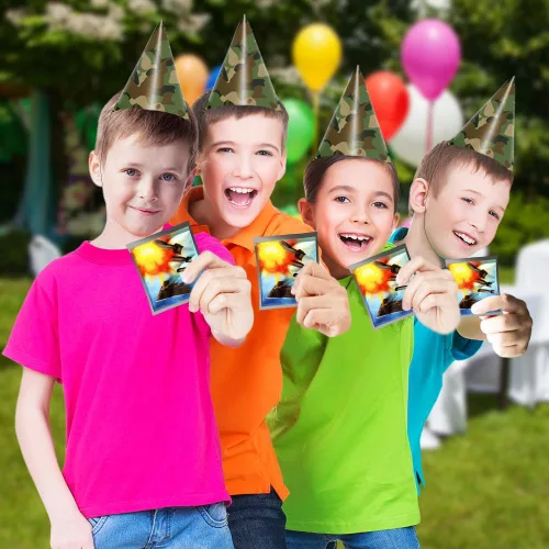 Vista 5 de ArtCreativity Bolsas clásicas de bomba, juego de 12, divertidos juguetes de broma para niños y adultos, ruidoso para adolescentes, recuerdos únicos