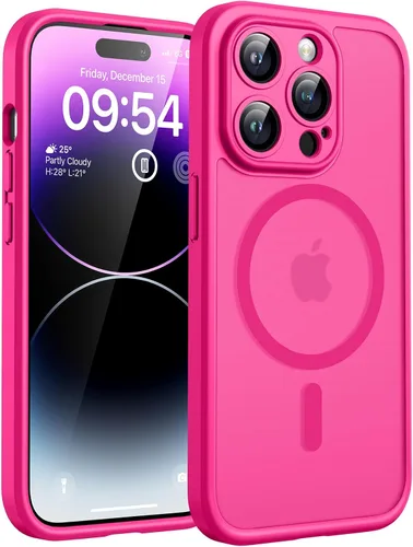 Vista 160 de TOCOL Funda para iPhone 11, compatible con Magsafe, protección completa de cámara, imanes integrados, protección contra caídas, funda translúcida