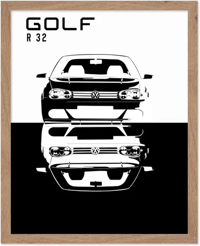 Vista 35 de Poster Master Póster de coche – Impresión clásica de coche – Arte de vehículo – Gran decoración de pared de garaje u oficina – 8 x 10 pulgadas