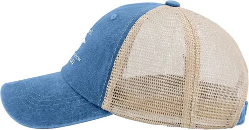 Vista 3 de Sombrero divertido con texto en inglés "I Can't But I Know A Guy Trucker Hat Men Vintage Mesh Cap for Summer