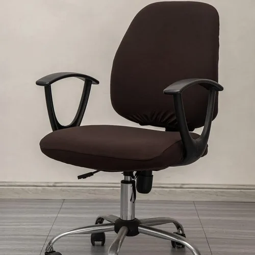 Vista 9 de Melaluxe Fundas para Silla de Oficina de Computadora, Funda Universal Protectora y Elástica, Funda Elástica para Silla Giratoria (Negro)