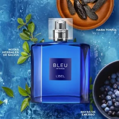 Vista 3 de L'bel BLEU INTENSE 3.4 fl oz - Fragancia para Hombre Eau de Toilette