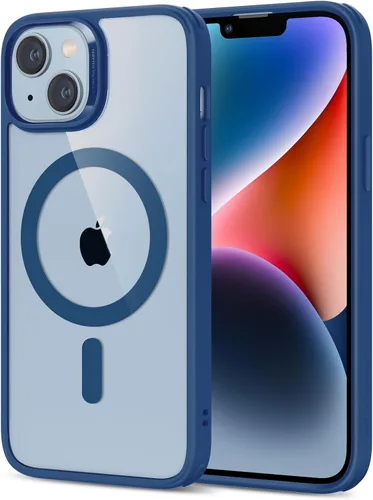 Vista 34 de ESR Funda para iPhone 14 Plus, compatible con MagSafe, protección de grado militar a prueba de golpes, resistente al amarillamiento, funda magnética