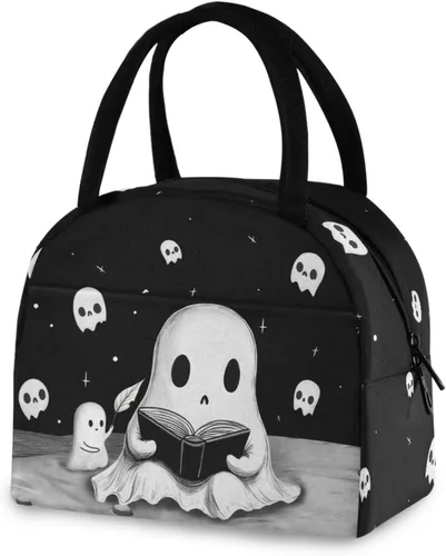Vista 26 de Bolsa de almuerzo Axolotl para mujeres, hombres y niños, lonchera aislada reutilizable para oficina, trabajo, escuela, picnic, caminata Reusable