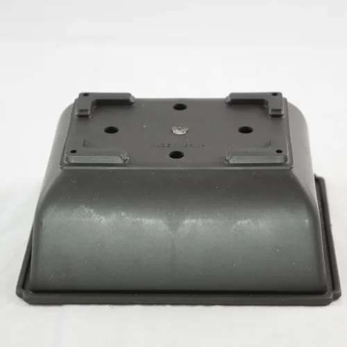 Vista 5 de 3 macetas rectangulares de plástico marrón para entrenamiento de bonsái, cactus y suculentas, 5.75 x 4.25 x 2.5 pulgadas (3 x A-4)