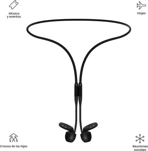 Vista 2 de Loop Cable conector oficial para tapones para los oídos Loop - Cable de seguridad magnético resistente a tirones - Carbón