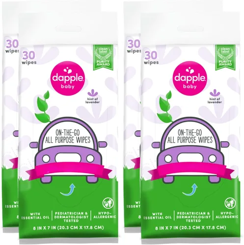 Vista 9 de Dapple Spray de limpieza multiusos para bebés y toallitas multiusos (paquete de 2) botella de 16.9 onzas líquidas, 30 toallitas de limpieza