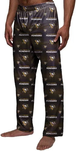 Vista 2 de FOCO Pittsburgh Penguins - Pantalones de pijama para hombre, diseño de dispersión