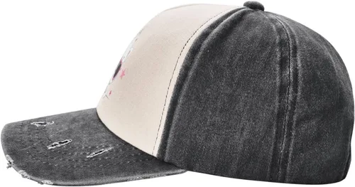 Vista 5 de Cute Cat with Glasses Baseball Cap for Men Women Hats Adjustable Vintage Washed Cotton Dad Hat