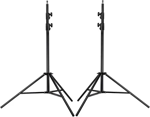Vista 11 de NEEWER Trípode para Luz de Fotografía, 47-195cm/1.5-6.4ft de Aluminio Trípode de Iluminación de Estudio Reversible, Trípode Portátil para Video