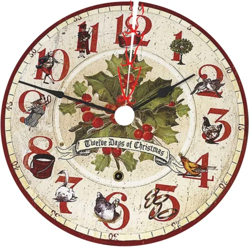 Vista 14 de A Brood of Chickens - Falda de árbol de Navidad de 30 pulgadas con borde de cuadros búfalo rojos y negros, decoración para Feliz Navidad, casa