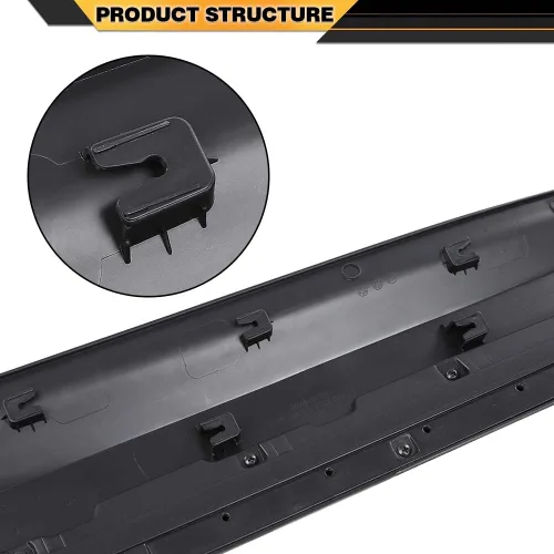 Vista 3 de CNNELL Guarnición de la puerta del lado del conductor del lado del conductor inferior compatible con Hyundai Santa Fe Sport 2013-2018