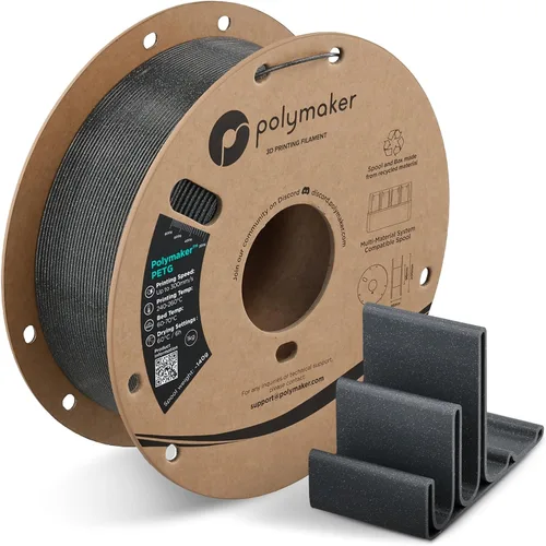 Vista 12 de Polymaker Filamento PETG de 0.07 in, 2.2 lbs, marrón militar Marrón (Army Brown)