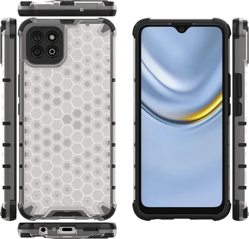 Vista 314 de Funda para Honor Magic3 5G, funda para Honor Magic3 5G Case 2 en 1 Funda para teléfono Negro
