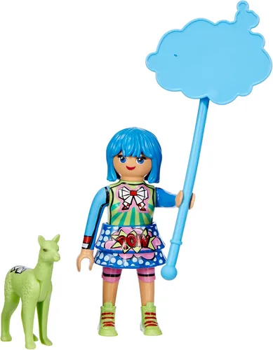 Vista 2 de Playmobil EverDreamerz Comic World Clare con dije de avión de papel y 7 sorpresas