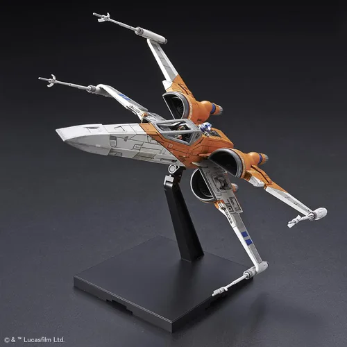 Vista 12 de Bandai Hobby - Star Wars - Poe's X-Wing Fighter (Rise of Skywalker Ver.) Kit de plástico modelo 1/72