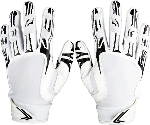 Vista 10 de Pure Athlete Guantes de fútbol con receptor ancho – Guantes de agarre adhesivo de élite, equipo de goteo para WR y espalda defensiva – Adultos