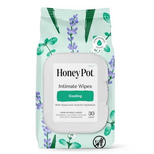 Vista 19 de The Honey Pot Company - Toallitas femeninas - Envueltas individualmente - Toallitas diarias con equilibrio de pH, sin fragancia y sin sulfato