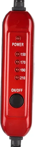Vista 6 de Hierro de extensión de cabello, conector ergonómico de regulación de temperatura, conector de extensión de cabello, herramienta de hierro, varita