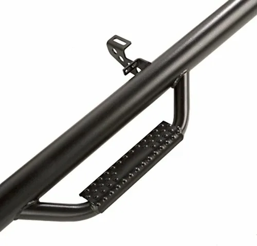 Vista 5 de Rugged Ridge Kit de barra Nerf Spartan 11596.04, negro texturizado; Jeep Wrangler JLU de 18 corrientes, 4 puertas