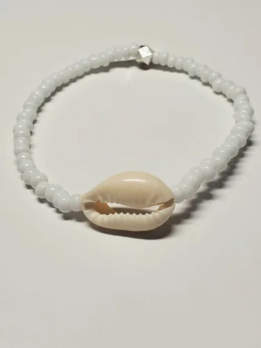 Vista 4 de 3 pcs Ilde Cowrie seashell Evil Eye Hamsa Hand Orisha Santeria Pulseras Bracelet Set