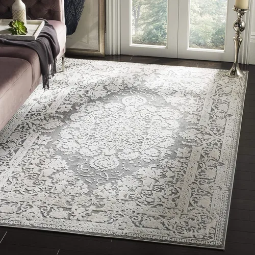 Vista 24 de SAFAVIEH - Alfombra decorativa de la colección Reflection - 2'3" x 3', color beige y crema, no desprende pelusa y fácil de limpiar, ideal