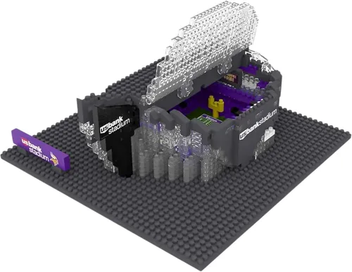 Vista 14 de FOCO NFL Bloques de construcción unisex para adultos 3D Mini BRXLZ con forma de estadio del equipo de la NFL