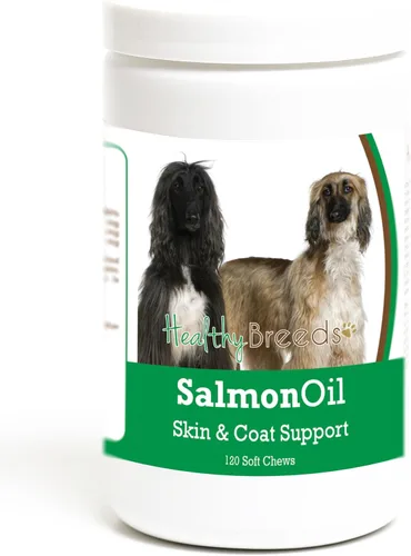 Vista 123 de Healthy Breeds Affenpinscher - Masticables suaves de aceite de salmón, 90