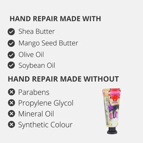 Vista 2 de Barefoot Venus Mini reparación de manos de manteca de karité y mango - 0.7 fl oz (coco negro)